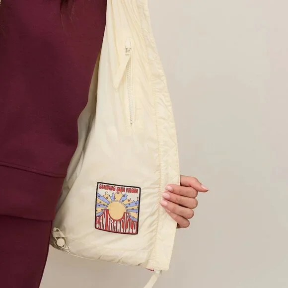 NWT Marine Layer Sunbeam Puffer Jacket Womens Small Md Retro Coat Winter Outdoor - Picture 3 of 12